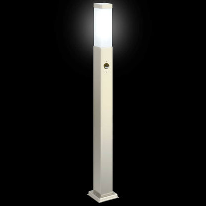 vidaXL Bollard Light with Sensor 80 cm Stainless Steel IP44