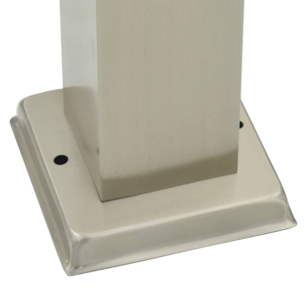 vidaXL Bollard Lights with Sensor 3 pcs 80 cm Stainless Steel IP44