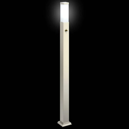 vidaXL Bollard Light with Sensor 110 cm Stainless Steel IP44