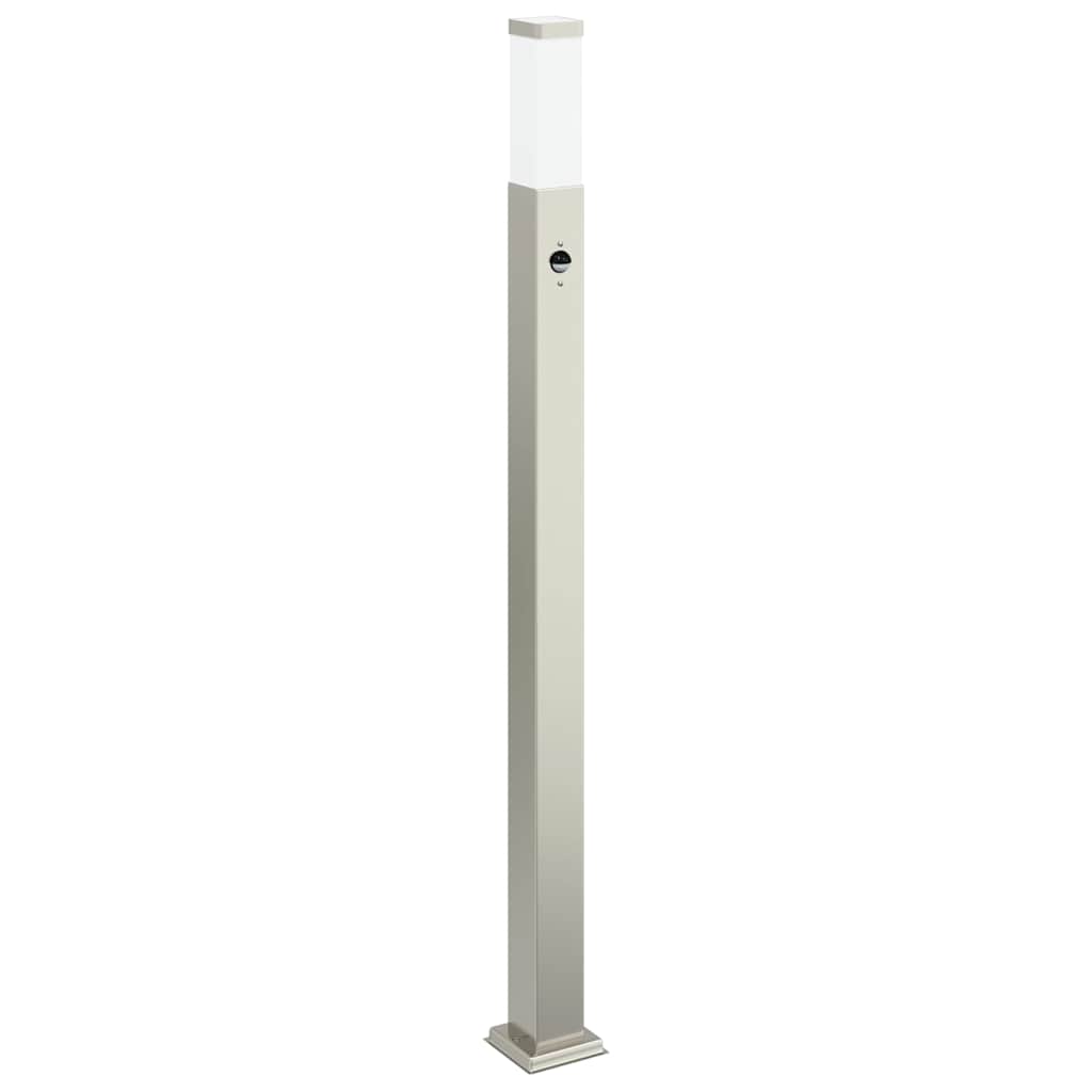 vidaXL Bollard Lights with Sensor 3 pcs 110 cm Stainless Steel IP44