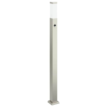 vidaXL Bollard Lights with Sensor 3 pcs 110 cm Stainless Steel IP44