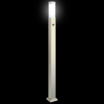 vidaXL Bollard Lights with Sensor 3 pcs 110 cm Stainless Steel IP44