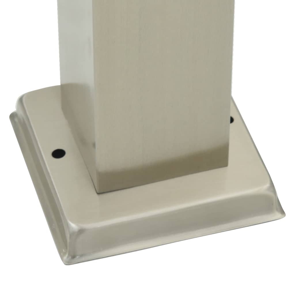 vidaXL Bollard Lights with Sensor 3 pcs 110 cm Stainless Steel IP44
