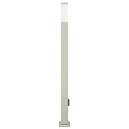 vidaXL Bollard Light with Outlet 110 cm Stainless Steel IP44