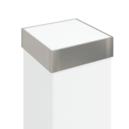 vidaXL Bollard Light with Sensor&Outlet 80 cm Stainless Steel IP44