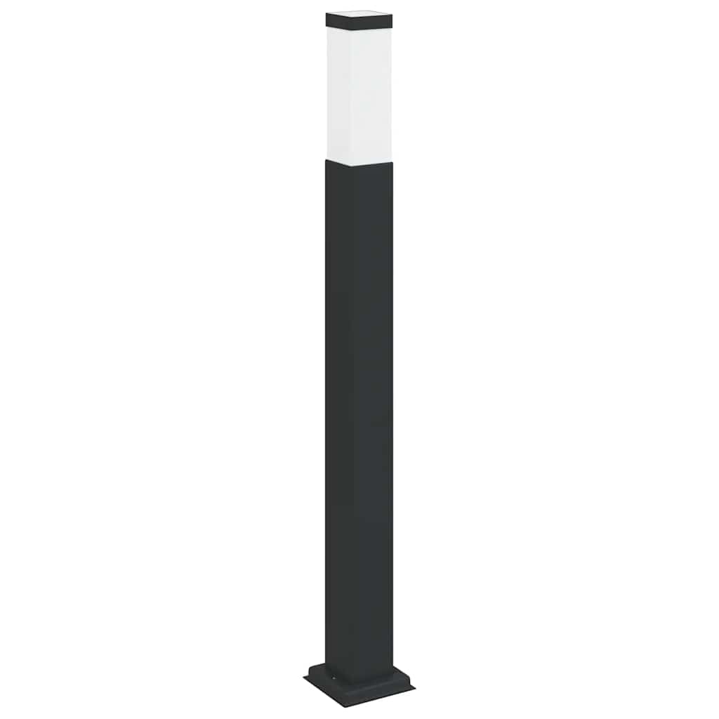 vidaXL Bollard Lights 3 pcs 80 cm Black IP44