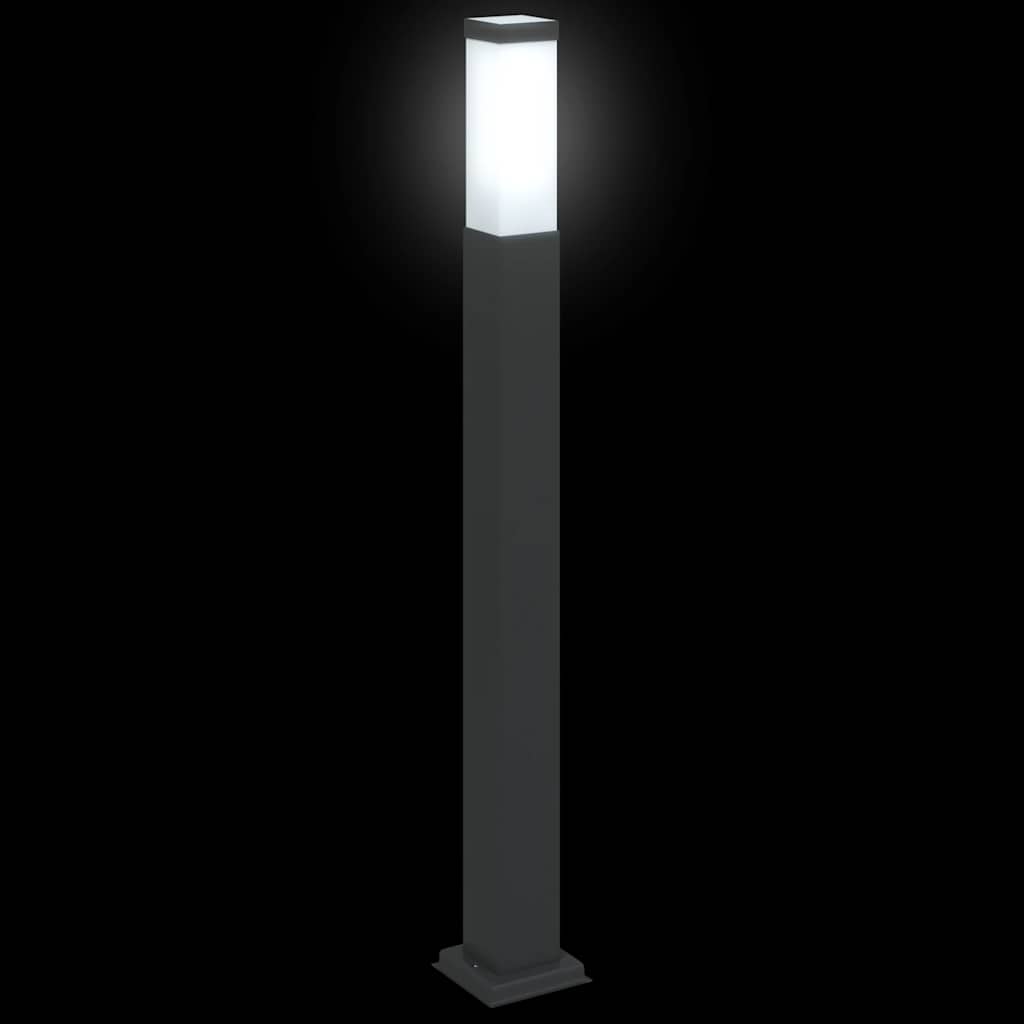 vidaXL Bollard Lights 3 pcs 80 cm Black IP44