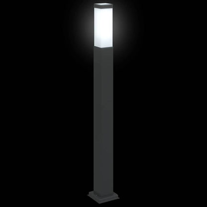 vidaXL Bollard Lights 3 pcs 80 cm Black IP44