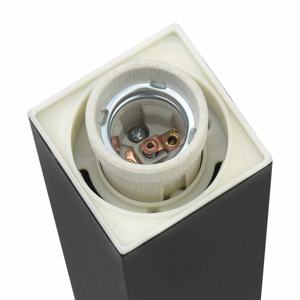 vidaXL Bollard Lights 3 pcs 110 cm Black IP44