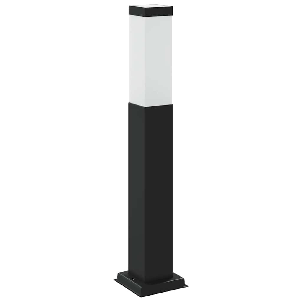 vidaXL Bollard Light with Sensor 50 cm Black IP44