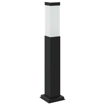 vidaXL Bollard Light with Sensor 50 cm Black IP44