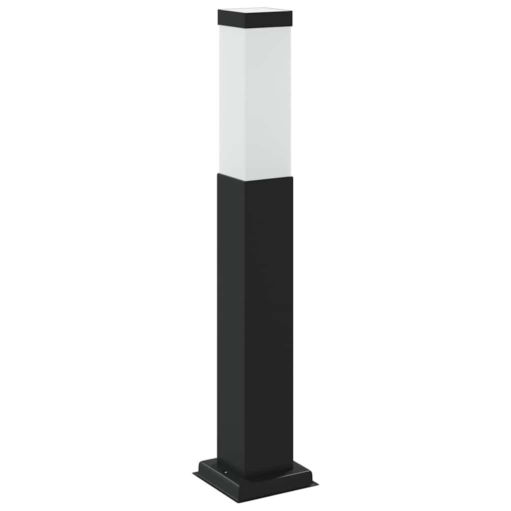 vidaXL Bollard Light with Sensor 50 cm Black IP44