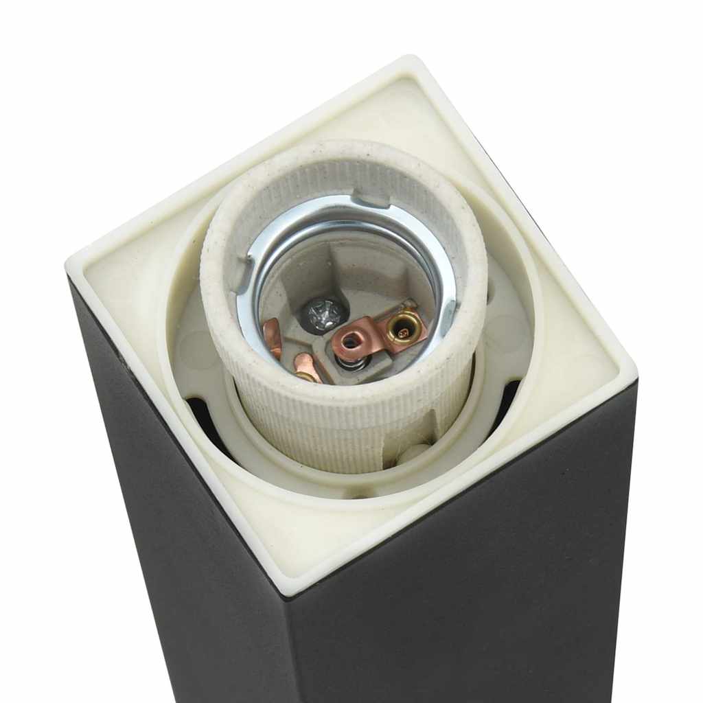 vidaXL Bollard Light with Sensor 50 cm Black IP44