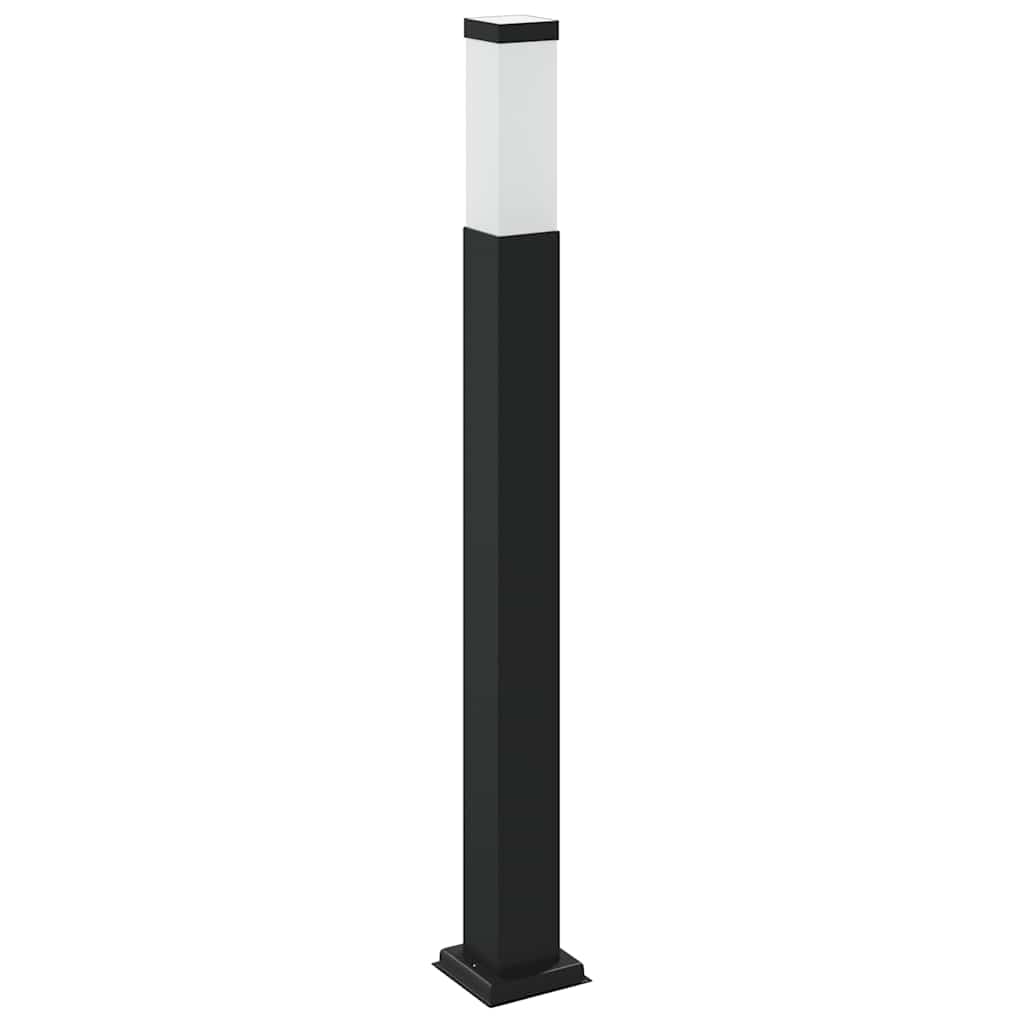 vidaXL Bollard Light with Sensor 80 cm Black IP44