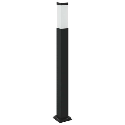 vidaXL Bollard Light with Sensor 80 cm Black IP44