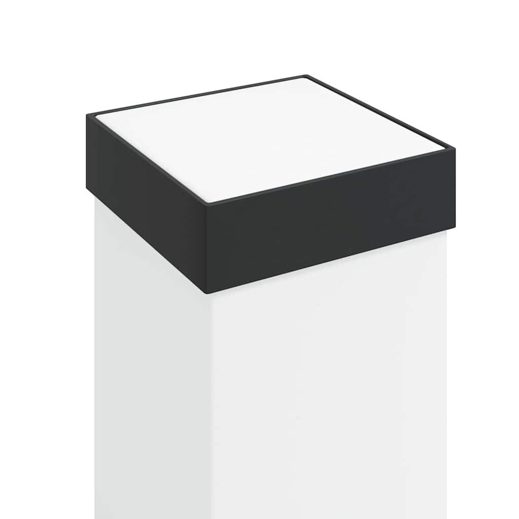vidaXL Bollard Light with Sensor 80 cm Black IP44
