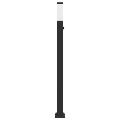 vidaXL Bollard Light with Sensor 110 cm Black IP44