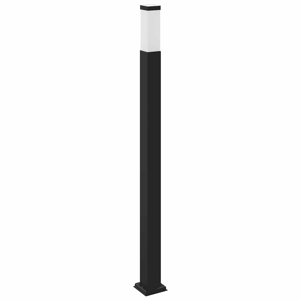 vidaXL Bollard Light with Sensor 110 cm Black IP44