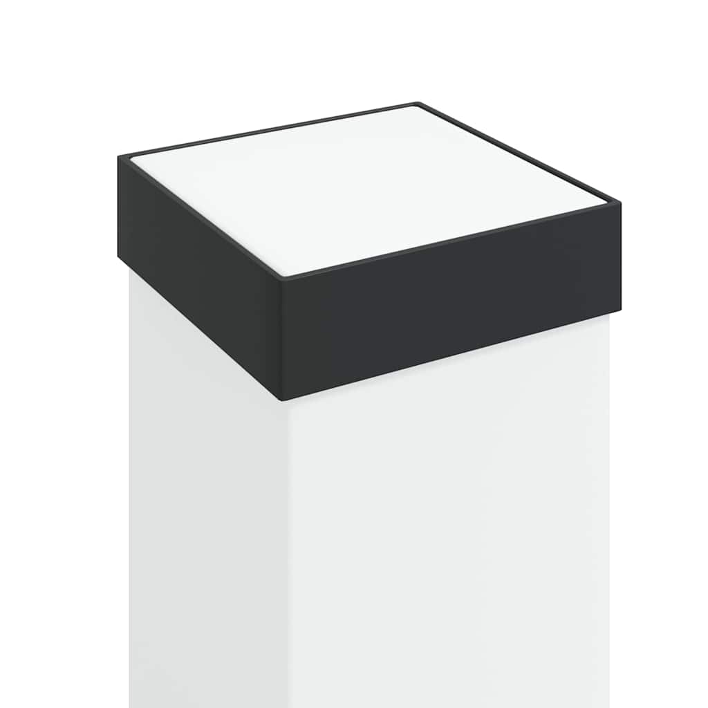 vidaXL Bollard Lights with Sensor 3 pcs 110 cm Black IP44