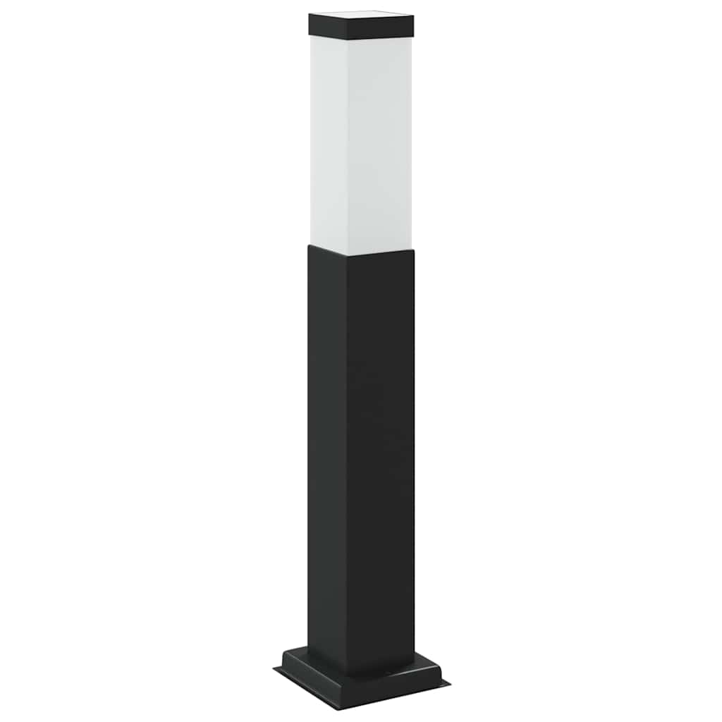 vidaXL Bollard Light with Outlet 50 cm Black IP44