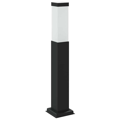 vidaXL Bollard Light with Outlet 50 cm Black IP44