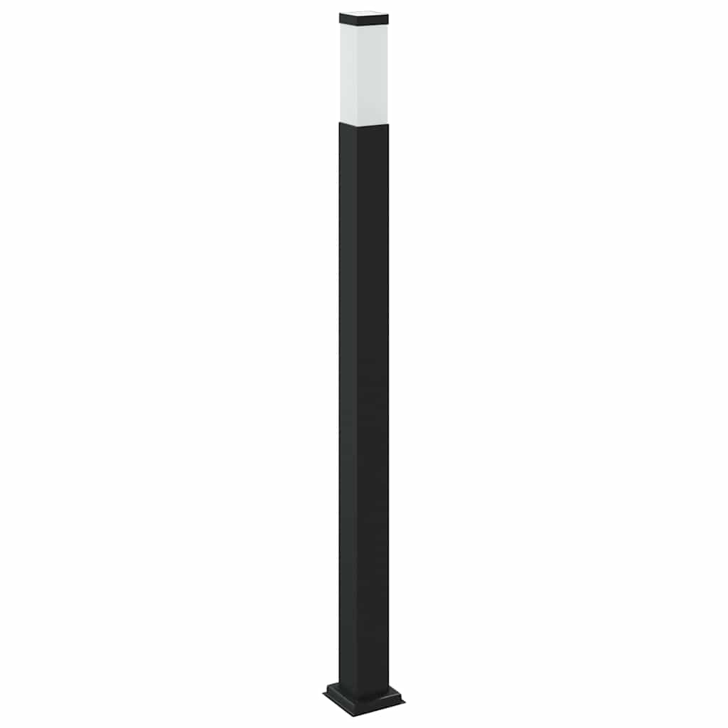 vidaXL Bollard Light with Outlet 110 cm Black IP44