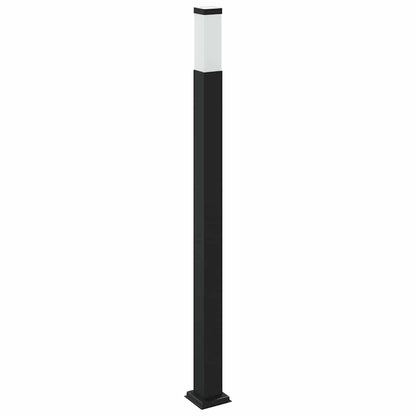 vidaXL Bollard Light with Outlet 110 cm Black IP44