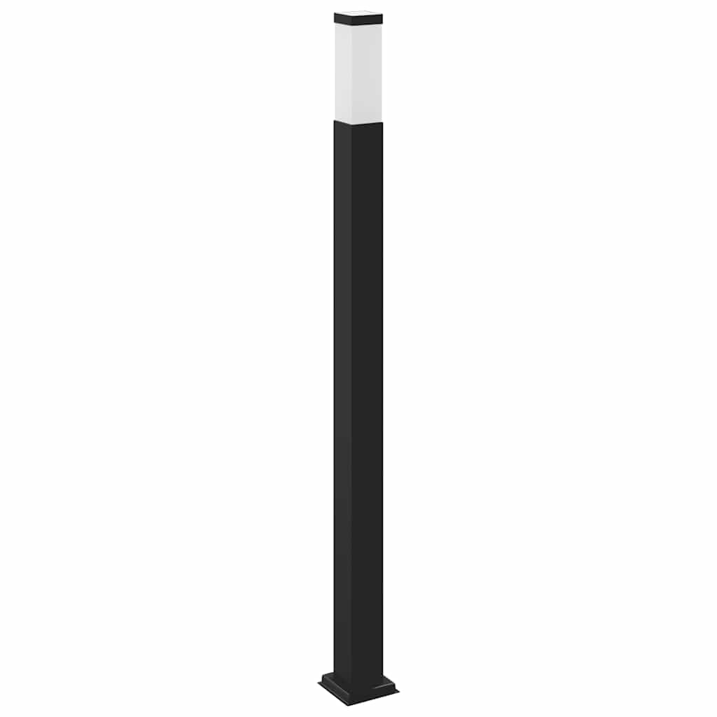 vidaXL Bollard Light with Outlet 110 cm Black IP44