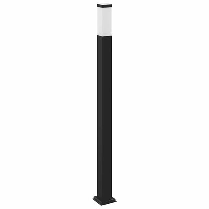 vidaXL Bollard Light with Outlet 110 cm Black IP44