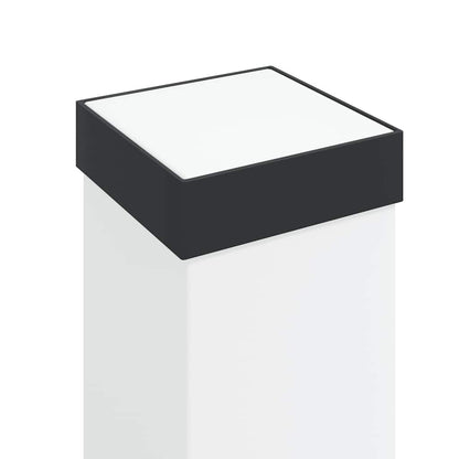 vidaXL Bollard Light with Outlet 110 cm Black IP44