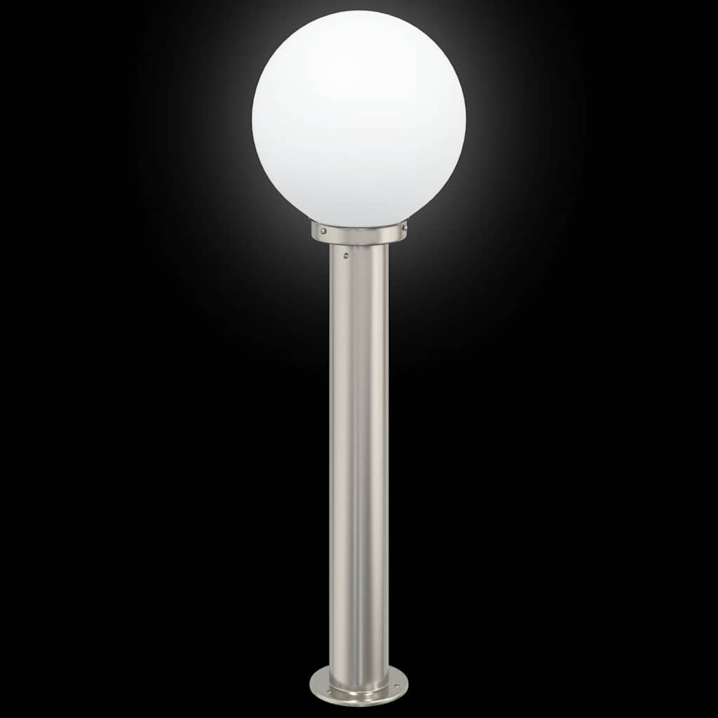 vidaXL Bollard Lights 3 pcs 80 cm Stainless Steel IP44