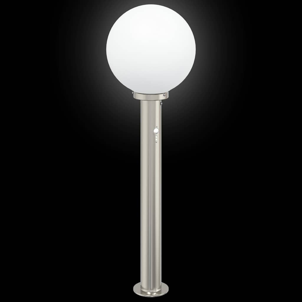 vidaXL Bollard Light with Sensor 80 cm Stainless Steel IP44