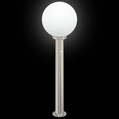 vidaXL Bollard Light with Sensor 80 cm Stainless Steel IP44