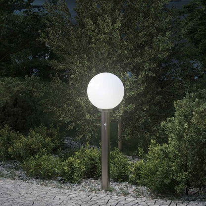vidaXL Bollard Light with Sensor 80 cm Stainless Steel IP44