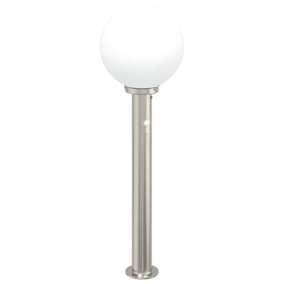 vidaXL Bollard Lights with Sensor 3 pcs 80 cm Stainless Steel IP44