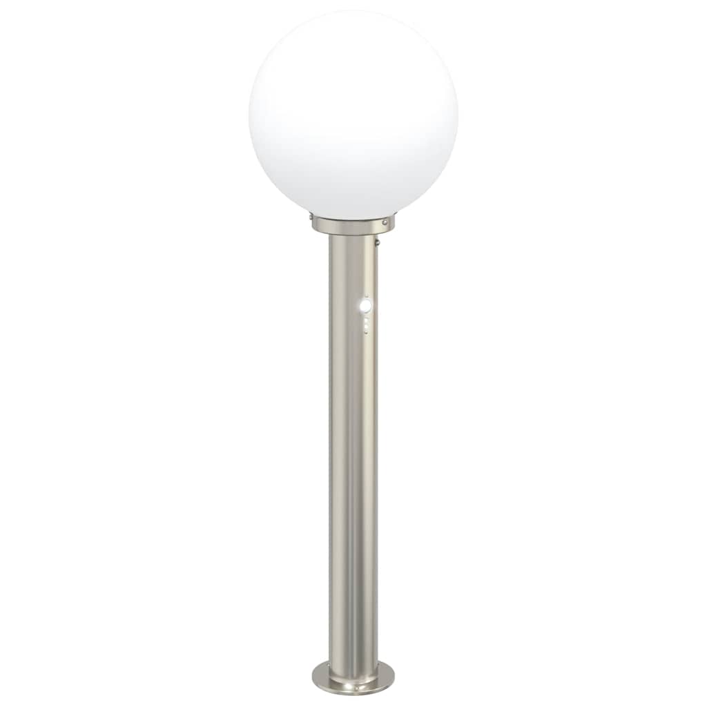 vidaXL Bollard Lights with Sensor 3 pcs 80 cm Stainless Steel IP44