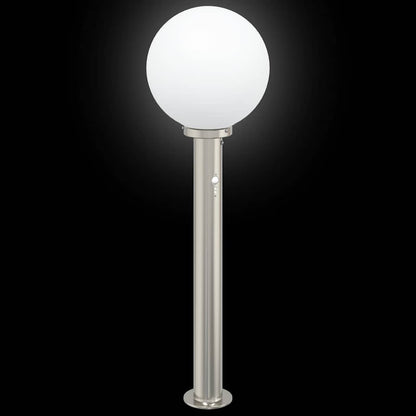 vidaXL Bollard Lights with Sensor 3 pcs 80 cm Stainless Steel IP44