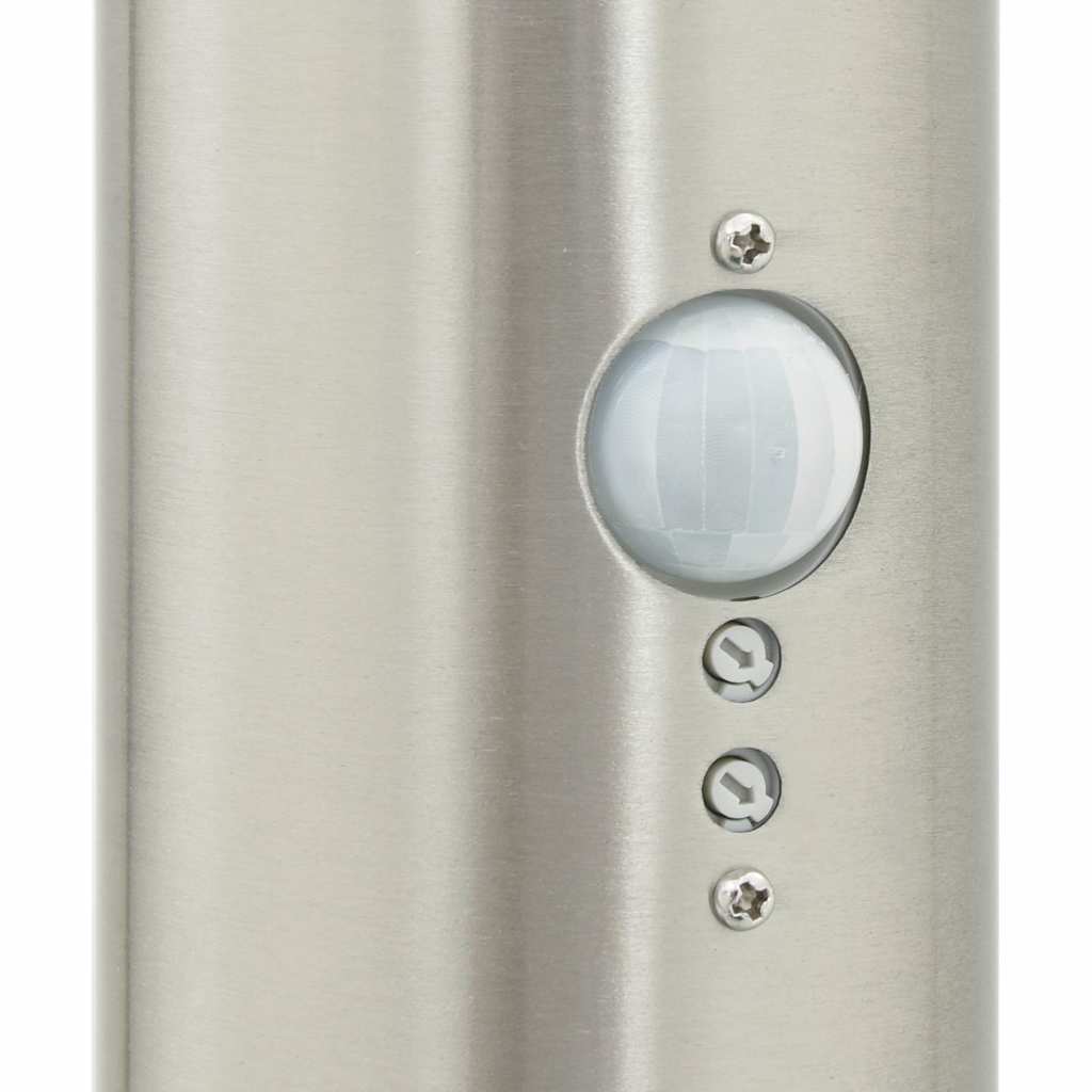 vidaXL Bollard Lights with Sensor 3 pcs 80 cm Stainless Steel IP44