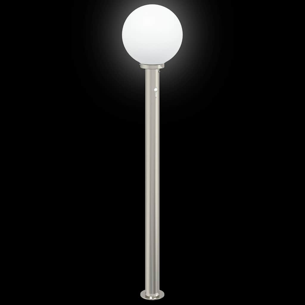 vidaXL Bollard Light with Sensor 120 cm Stainless Steel IP44