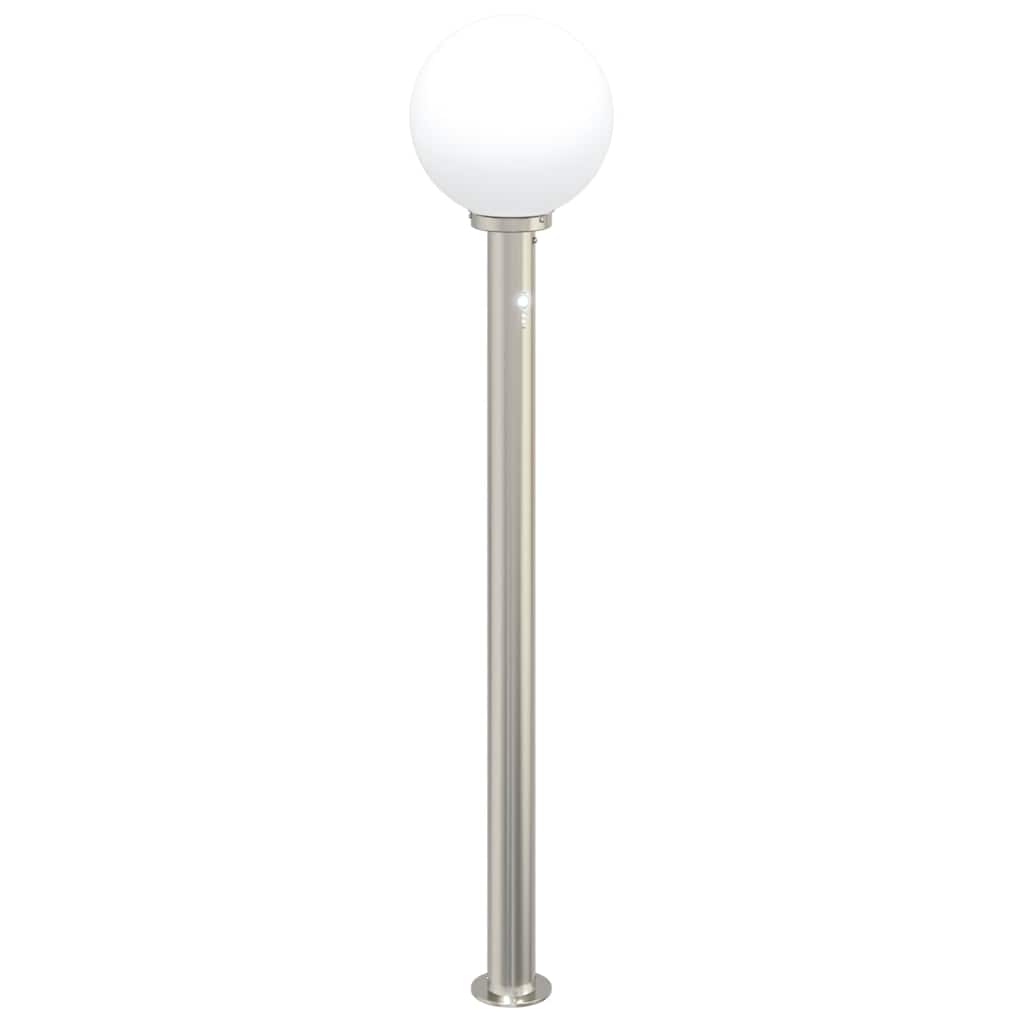 vidaXL Bollard Lights with Sensor 3 pcs 120 cm Stainless Steel IP44