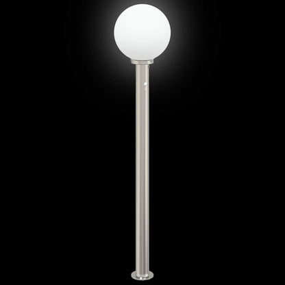 vidaXL Bollard Lights with Sensor 3 pcs 120 cm Stainless Steel IP44