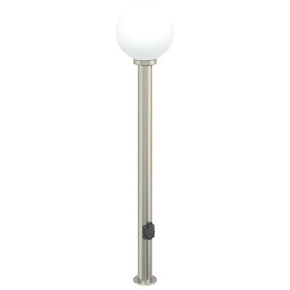 vidaXL Bollard Light with Outlet 120 cm Stainless Steel IP44
