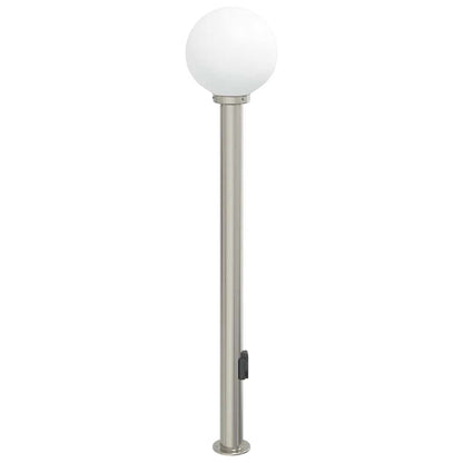 vidaXL Bollard Light with Outlet 120 cm Stainless Steel IP44