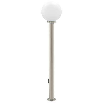vidaXL Bollard Light with Outlet 120 cm Stainless Steel IP44