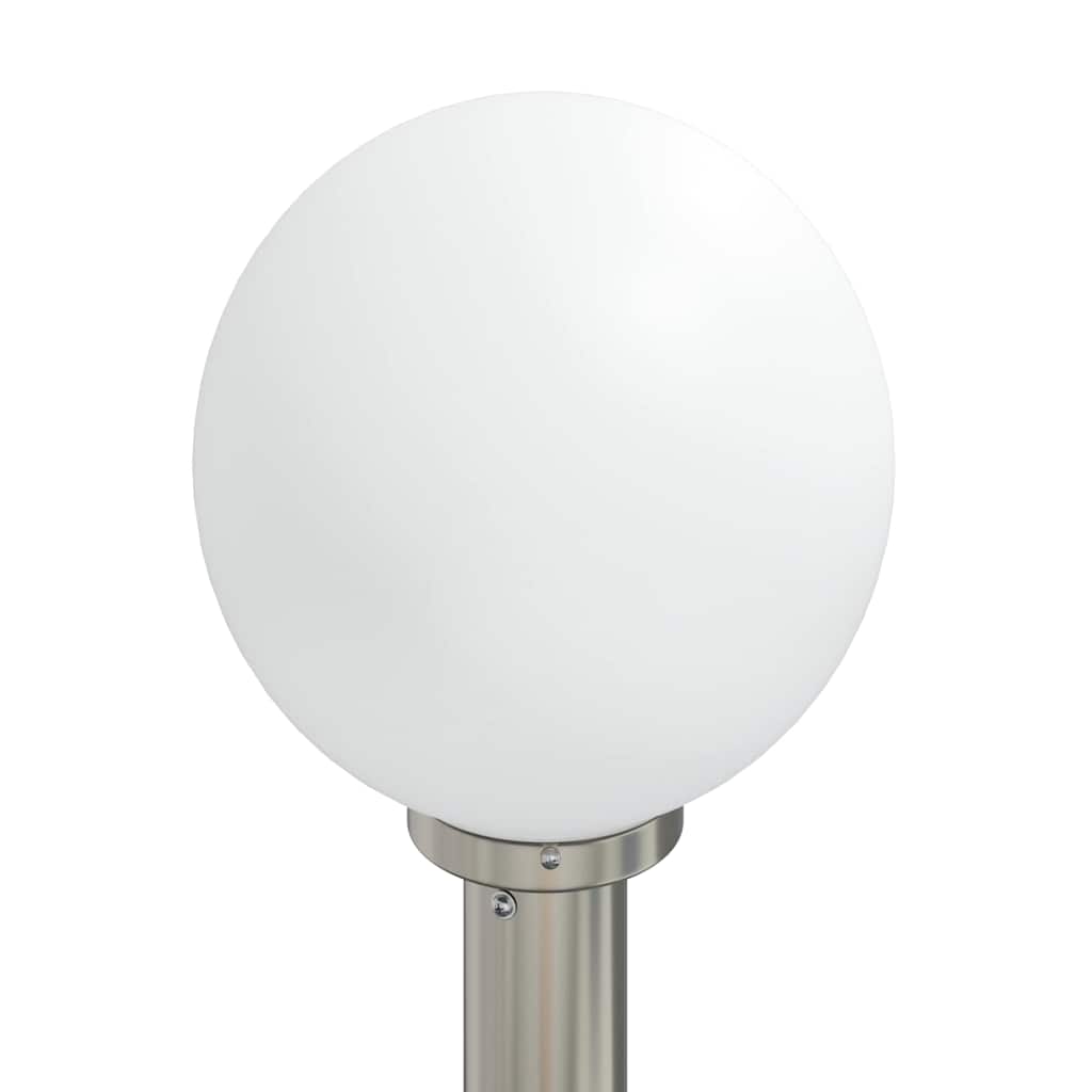 vidaXL Bollard Light with Sensor&Outlet 80 cm Stainless Steel IP44