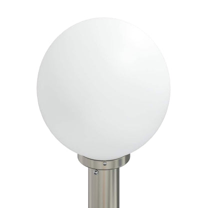 vidaXL Bollard Light with Sensor&Outlet 80 cm Stainless Steel IP44