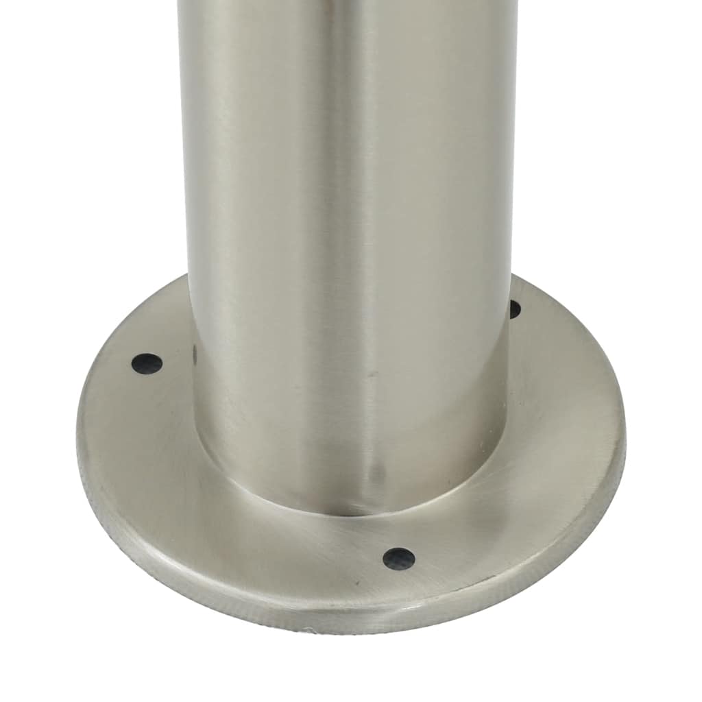 vidaXL Bollard Light with Sensor&Outlet 80 cm Stainless Steel IP44