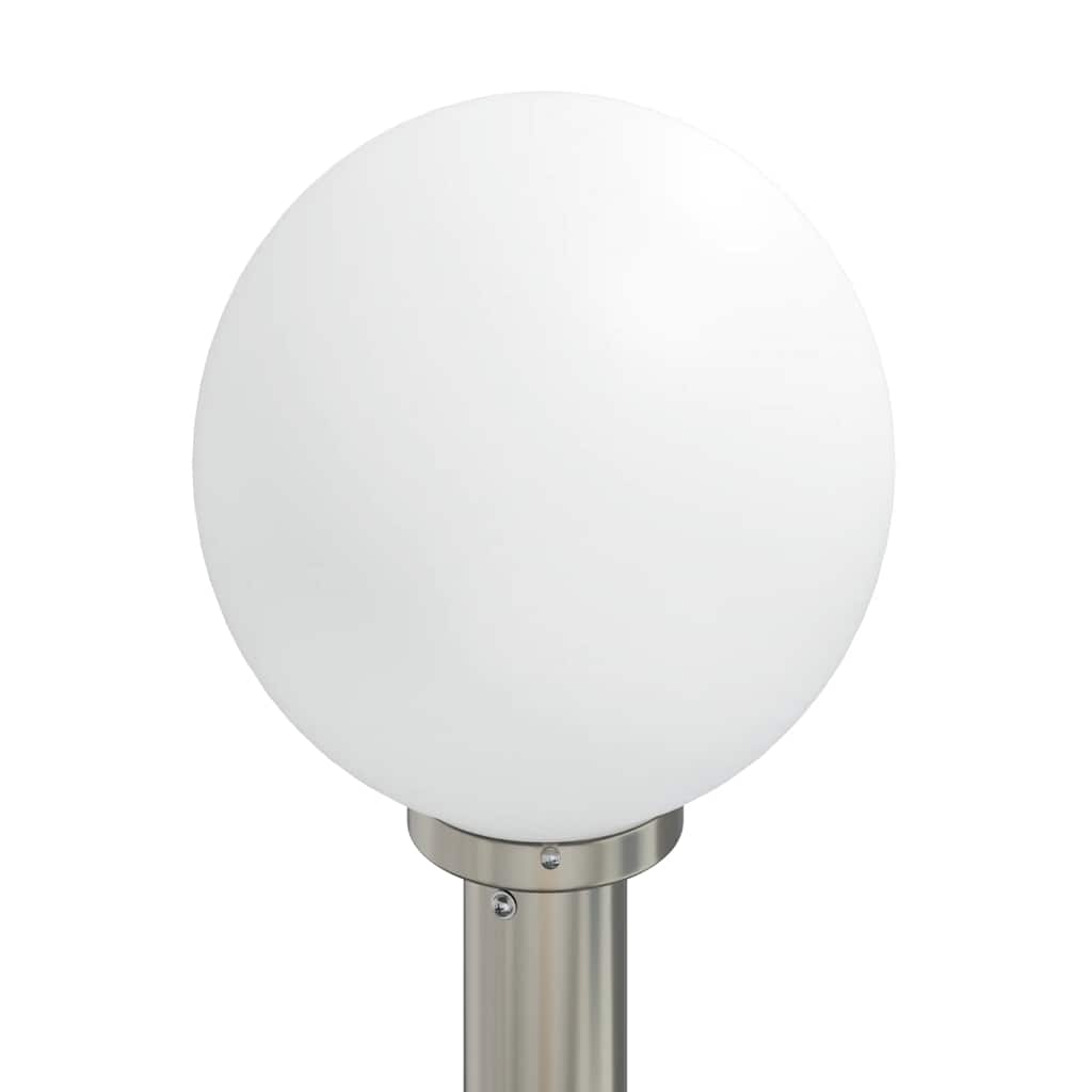 vidaXL Bollard Light with Sensor&Outlet 120 cm Stainless Steel IP44