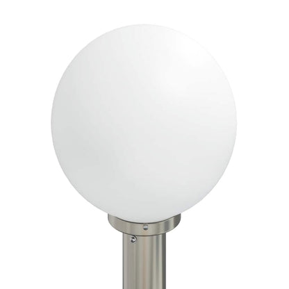 vidaXL Bollard Light with Sensor&Outlet 120 cm Stainless Steel IP44