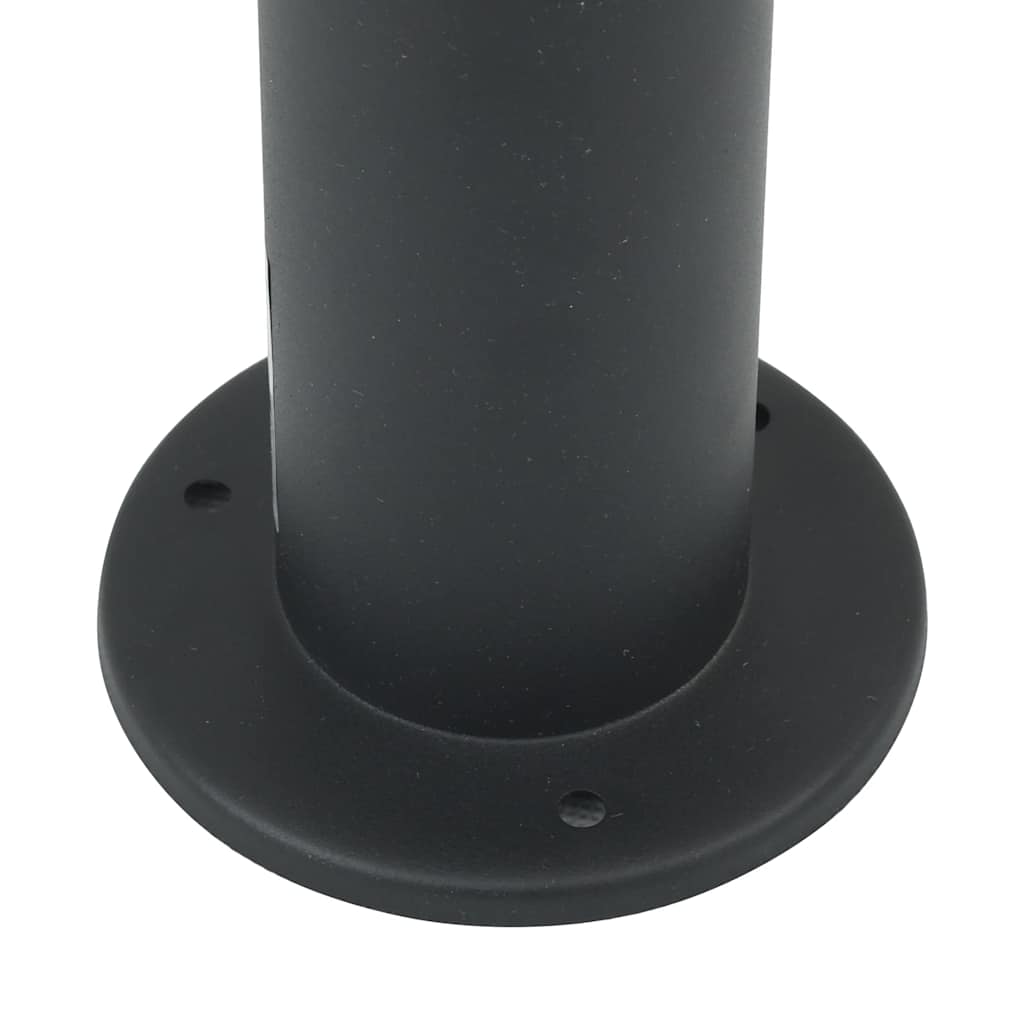 vidaXL Bollard Light with Sensor 80 cm Black IP44